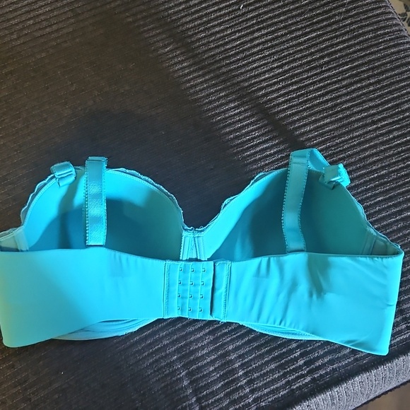 La Vie En Rose Turquoise Bra - Picture 2 of 3